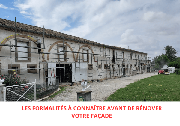 Ravalement de façade à Castelnaudary, villefranche de lauragais, revel